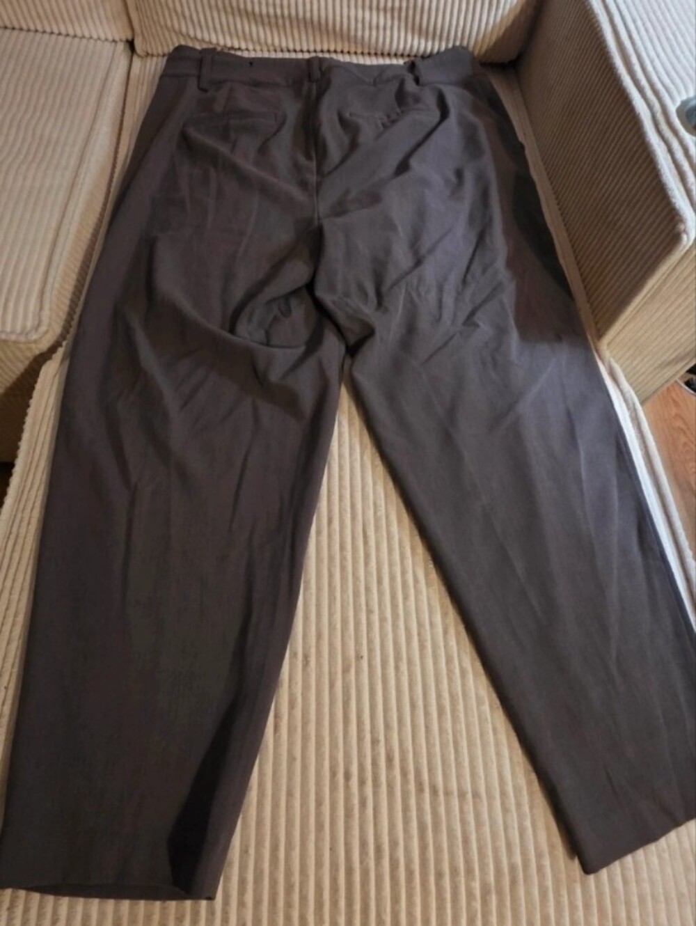 torrid Women's Straight-Leg Trousers in Dark Gray